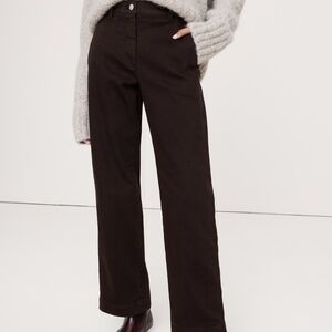 New The Weekender Straight Leg Pants Banana Republic Women's 8 Brown $120